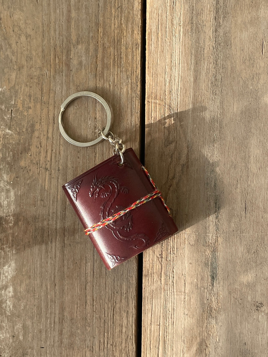 🐉Dragon Vintage Leather Keychain