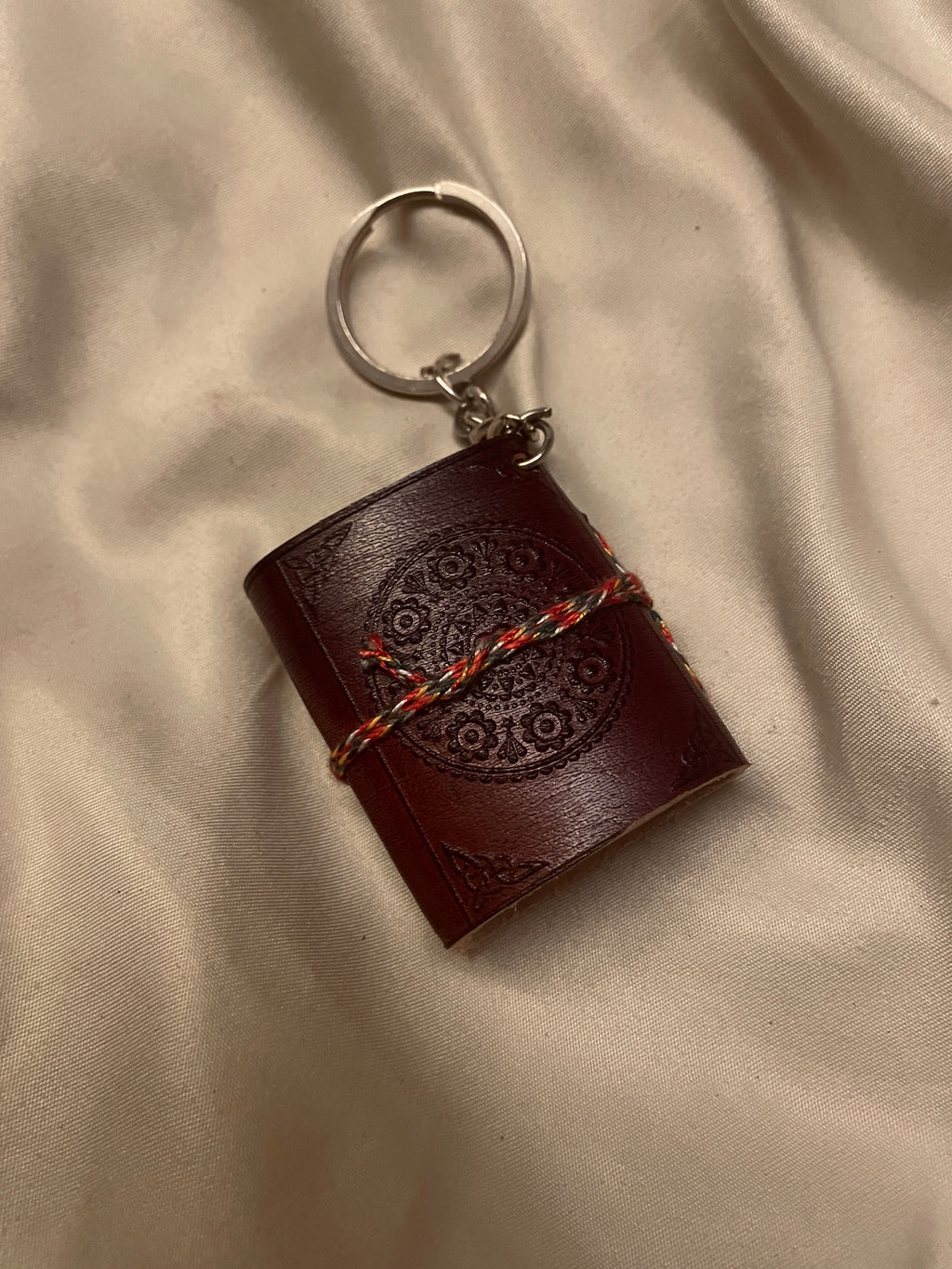🌹Rose Vintage Leather Keychain