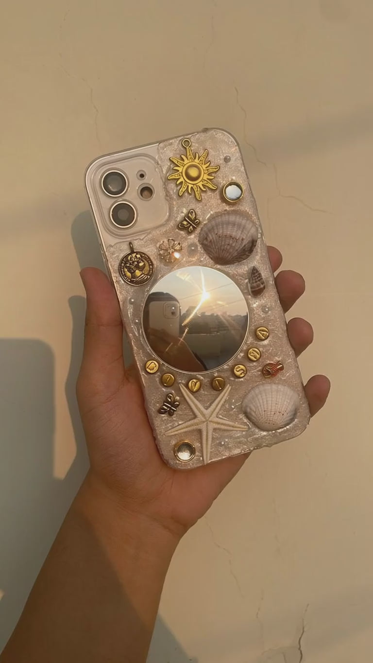 Mermaid Phone Case (Creamy white)🦪🧜‍♀️| Anti-Yellow Hard Case